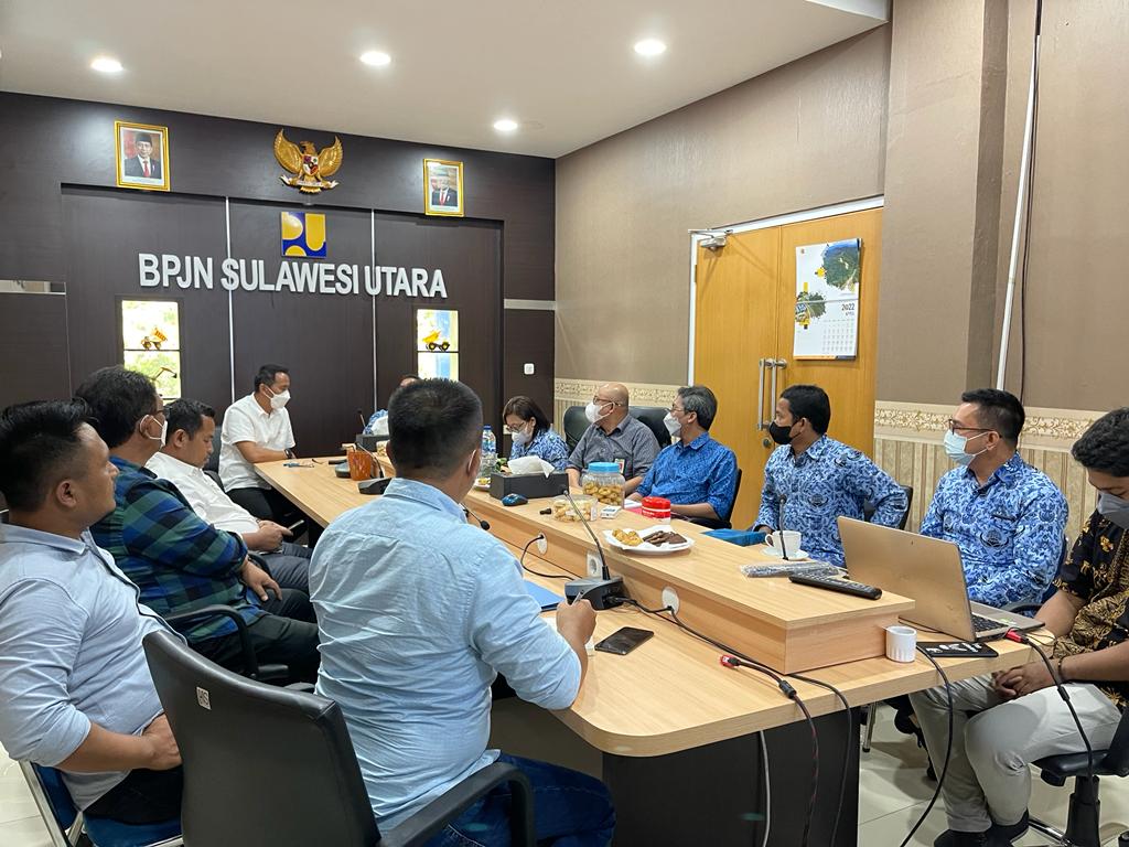 Kunjungan Pemkab Boltim di BPJN Sulut.