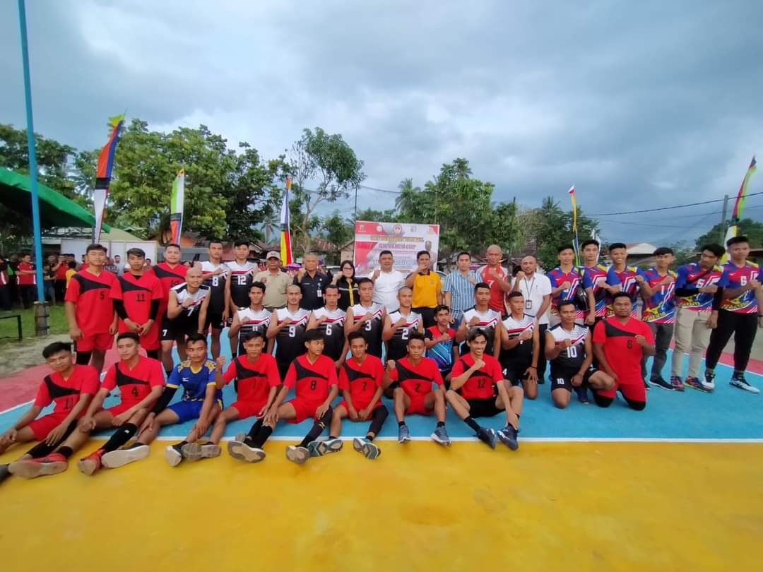 Foto: Pembukaan Kegiatan Voli Ball Kapolres Cup Kotamobagu.