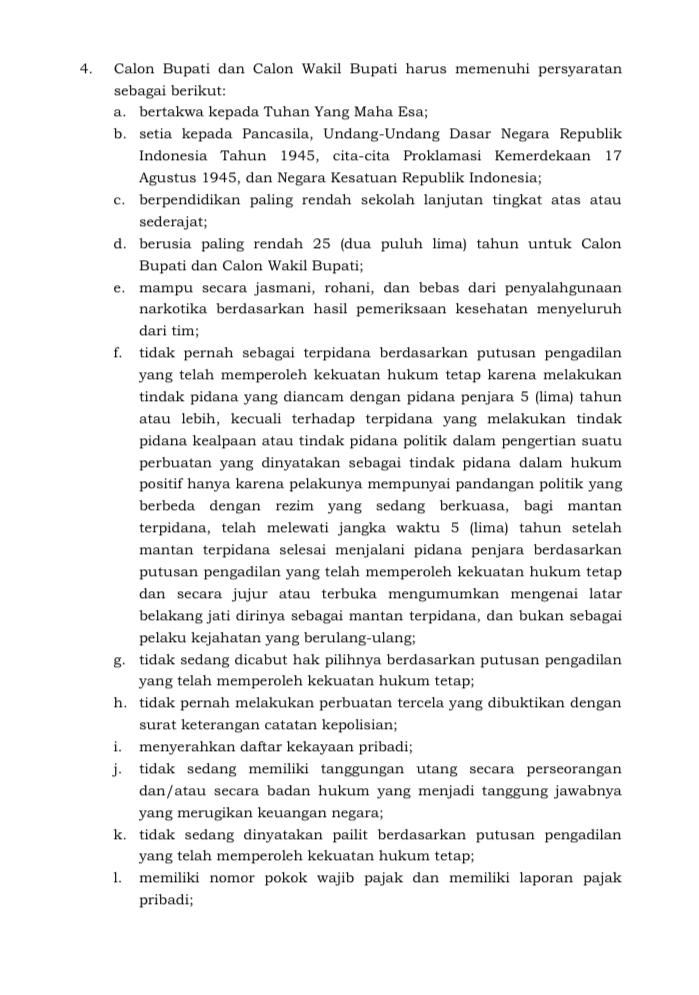 Surat Pengumuman KPU lampiran 2