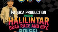 Halilintar Drag Race and Bike Bolsel 2025 akan segera dimulai.