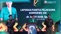 KonferwilAnsor Walikota Weny Gaib Ketua Panitia Konferwil GP Ansor ke-13 Sulut.