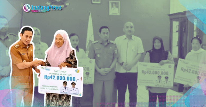 penyerahan santunan duka oleh walikota weny gaib terhadap keluarga ahli waris sebagai hak perlindungan sosial.