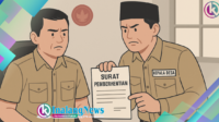 Ilutrasi KN pemberhentian perangkat desa