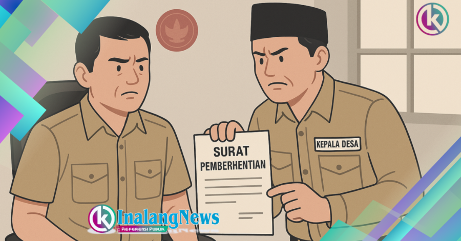 Ilutrasi KN pemberhentian perangkat desa
