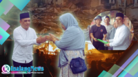 bupati yusra kunjungan korban kebakaran pasar tradisional lolak.