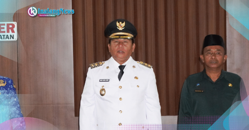 wabupotda Wabup Deddy Abdul Hamid mengikuti upacara peringatan hari OTDA ke-29 tingkat Nasional.