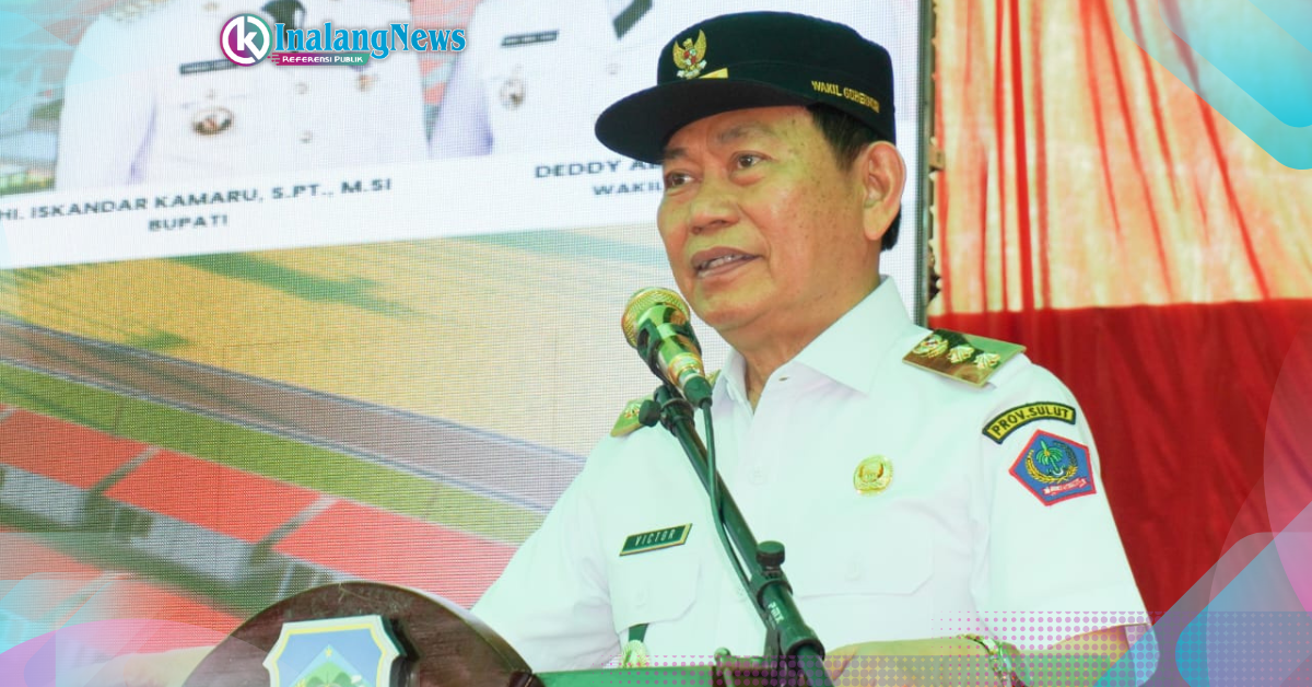 acara peresmian groundbreaking dak ppkt di kabupaten bolsel oleh wakil gubernur sulut victor bersama bupati iskandar dan wakil bupati deddy.
