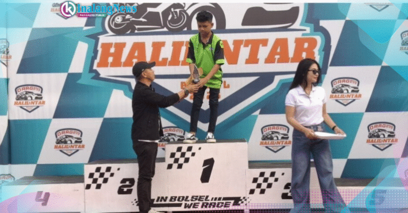 DPRD Bolsel hadir pentutupan halilintar drag and race bolsel 2025.
