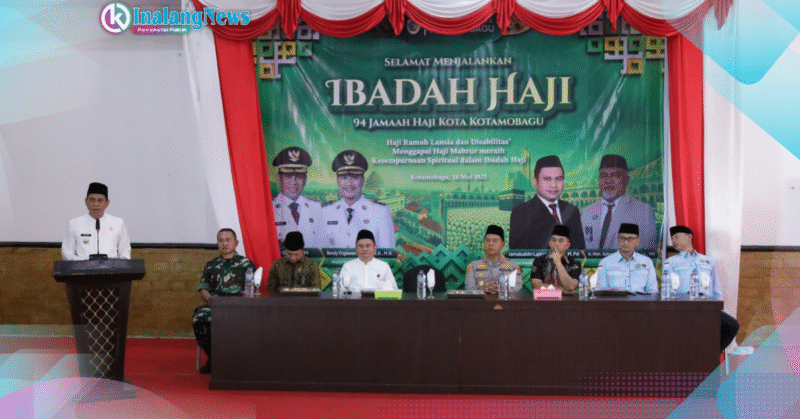 Pelepasan Jamaah Calon Haji oleh Walikota Kotamobagu dr. Weny Gaib SpM.