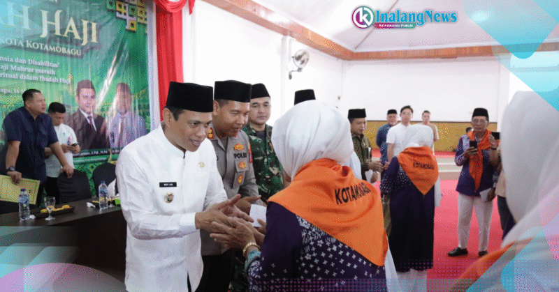 Pelepasan Jamaah Calon Haji oleh Walikota Kotamobagu dr. Weny Gaib SpM.