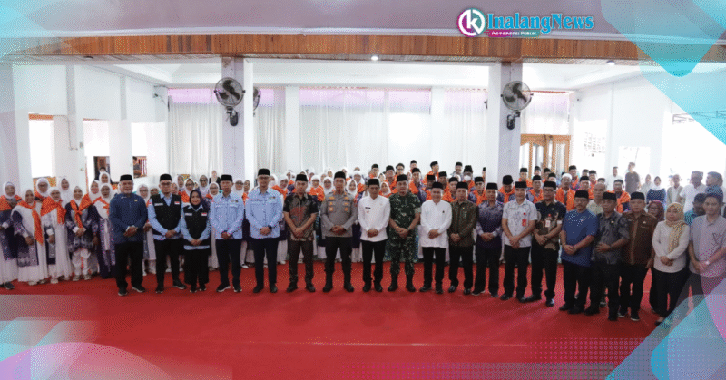 Pelepasan Jamaah Calon Haji oleh Walikota Kotamobagu dr. Weny Gaib SpM.