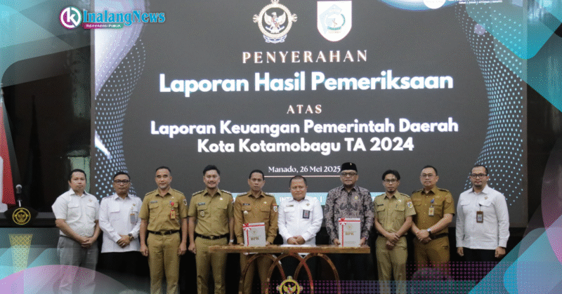 Opini WTP Pemerintah Kota Kotamobagu oleh BPK-RI Perwakilan Sulut.