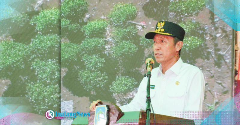 acara peresmian groundbreaking dak ppkt di kabupaten bolsel oleh wakil gubernur sulut victor bersama bupati iskandar dan wakil bupati deddy.