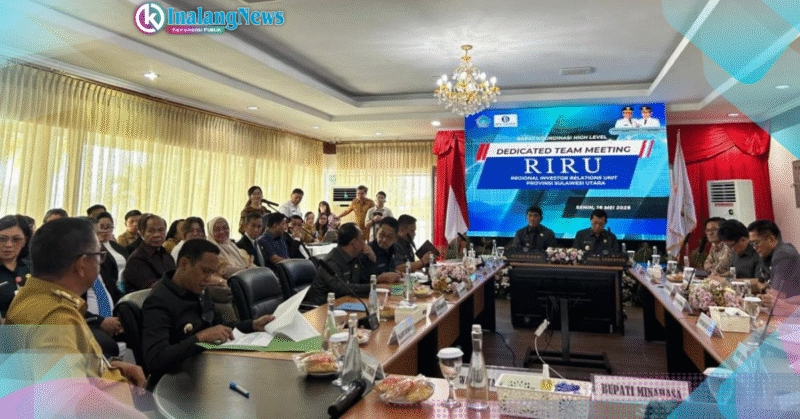 Walikota Weny saat mengikuti rapat koordinasi bersama gubernur yang membahas soal investasi dan ekonomi.