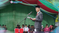 AJB-A Bupati Bolsel Iskandar Kamaru memimpin upacara peringatn Hari Lahir Pancasila TAhun 025.
