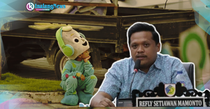 Ketua Fraksi PKB DPRD Kotamobagu, Refly Setiawan Mamonto, peduli generasi anak "Badut Anak" di Kotamobagu.