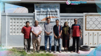 GEDUNGRTK Bupati Bolsel Iskandar Kamaru saat melakukan kunjungan ke Gedung RTK di Provinisi Gorontalo.