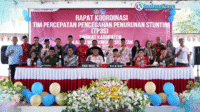 HARGANAS-A Rangkaian HARGANAS ke-32 Pemda Bolsel sekaligus Rakor Stunting yang dibuka Wakil Bupati Deddy Abdul Hamid.