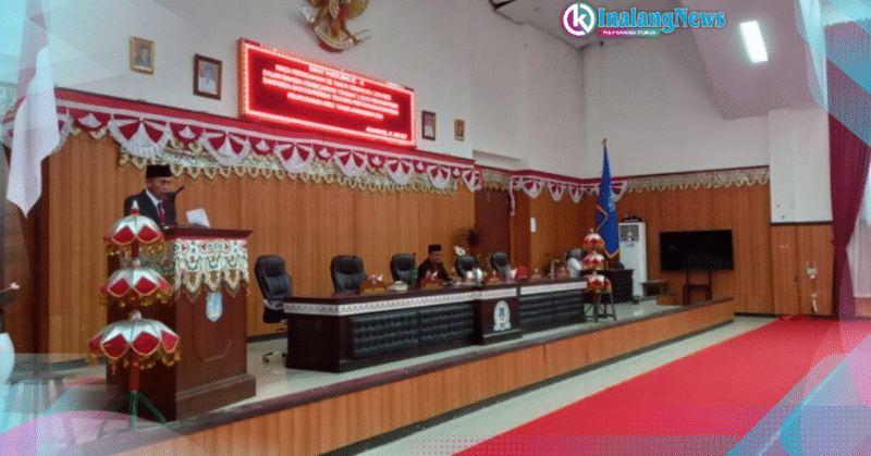 Paripurna LPJ APBD Tahun 2024 oleh DPRD Bollsel yang dihadiri Bupati Iskandar Kamaru dan Wakil Bupati Deddy Abdul Hamid.