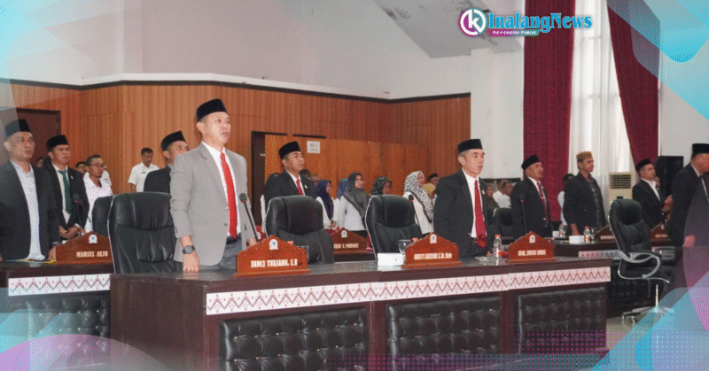 Paripurna DPRD Bolsel Ranperda Tentang KUPA-PPAS dan Ranperda RPJMD 2025-2029.