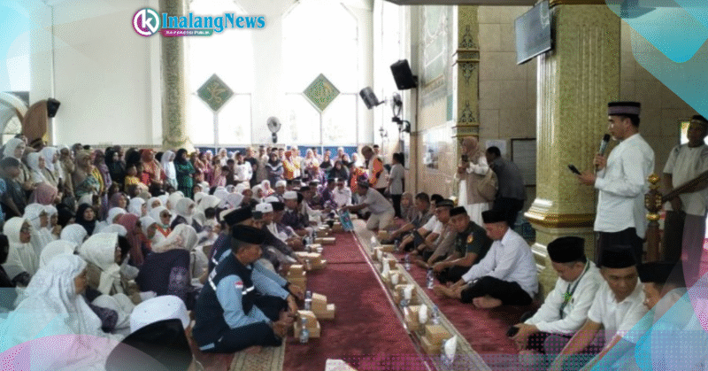 Lam-Jamaah Haji Kotamobagu Pemerintah menyambut kepulangan Jamaah Haji Kota Kotamobagu.