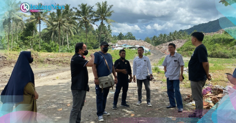 finalisasi lapangan, peninjauan Pansus LKPJ DPRD KOtamobagu ke TPA Poyowa Kecil.