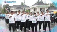 Lomba Gerak Jalan lintas SKPD Kota Kotamobagu