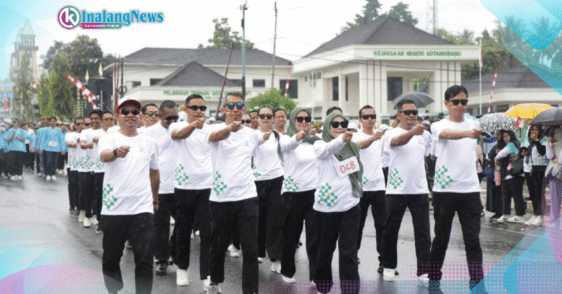 Lomba Gerak Jalan lintas SKPD Kota Kotamobagu