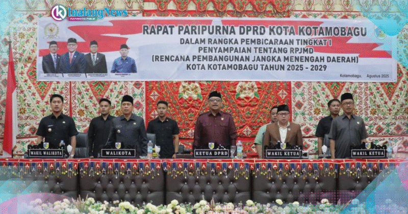 Paripurna Ranperda RPJMD Kotamobagu 2025-2029 Paripurna DPRD Penyampaian Ranperda RPJMD Tahun 2025-2029 Pemerintah Kotamobagu