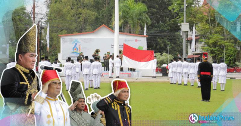 HUT61 Sulut-A Upacara HUT Sulut ke-61 Pemrpov Sulut turut dihadiri Walikota dan Wakil Walikota Kotamobagu