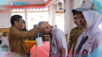Pembukaan Pusat Pelatihan Calon Paskibraka Walikota Kotamobagu Weny Gaib membuka pusat latihan sekaligus pelantikan duta pancasila paskibraka kotamobagu