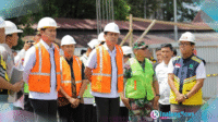 Pasangan Kepala Daerah "The winner" tinjau pekerjaan Proyek Strategis Kotamobagu pembangunan Labkesmas dan Alun - alun Paloko Kinalang