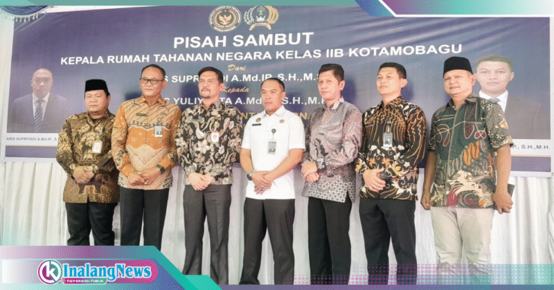 Acara pisah sambut Kepala Rumah Tahanan (Karutan) Kota Kotamobagu