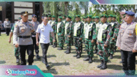 Walikota Weny mengikuti Apel Siaga Bencana Polres Kotamobagu
