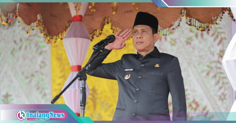 Hari Sumpah Pemuda Walikota Weny saat memimpin upacara peringatan Hari Sumpah Pemuda ke-97
