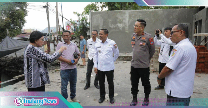Walikota Weny bersama Waka Polres Kotamobagu dan Anggota DPD RI Adriana Dondokambey