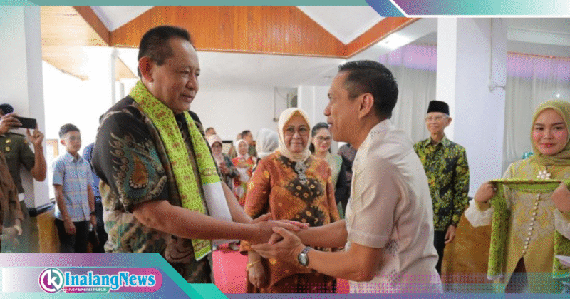 Kunjungan Gubernur Gorontalo Gubernur Gunar Ismail saat kunjungan disambut hangat Walikota Weny Gaib
