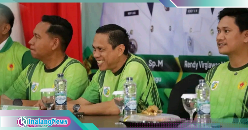 November-A Pasangan "The WInner" Walikota Weny dan Wakil Walikota Rendy saat pelepasan Kontingen Kotamobagu Porprov 2025