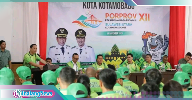 Sambutan Walikota Weny pada Pelepasan Kontingen Kotamobagu Porprov 2025