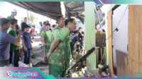 Walikota turun melihat korban musibah kebakaran rumah di Kelurahan Tumobuy