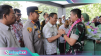 Pasangan Kepala Daerah "The Winner" Walikota Weny dan Wakil Walikota Rendy menghadiri acara kenal pamit dandim 1303 Bolmong