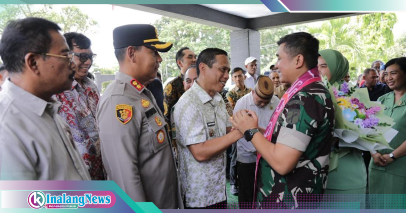 Pasangan Kepala Daerah "The Winner" Walikota Weny dan Wakil Walikota Rendy menghadiri acara kenal pamit dandim 1303 Bolmong