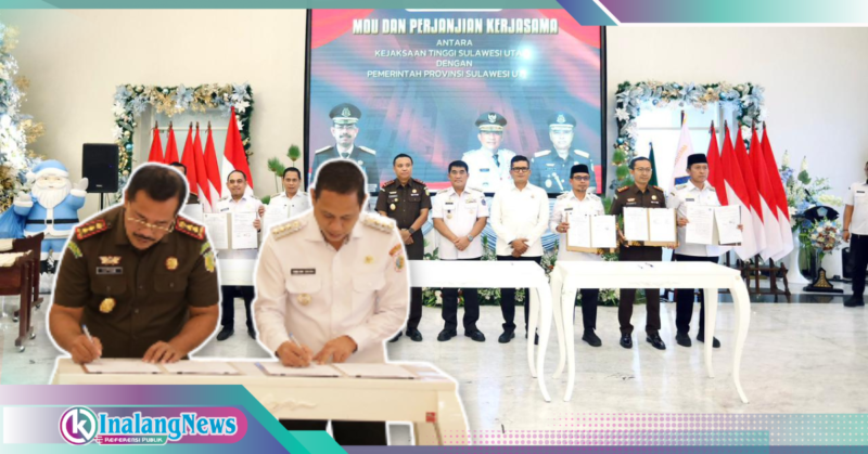 Walikota Weny dan Kajari Saptono Tandatangan perjanjian kerjasama Pidana Kerja Sosial